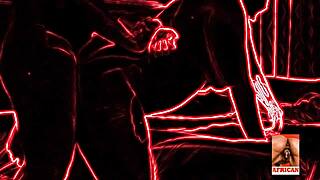 thick ebony girlfriend takes it deep from behind in steamy doggystyle session