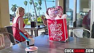 cuck dares old milf wife fuck stranger while husband watches