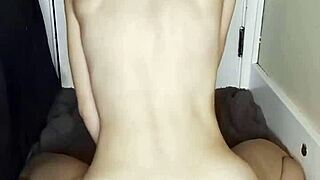 she takes this k9 dildo super deep knot and all in her tight wet pussy