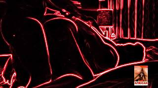 thick ebony girlfriend takes it deep from behind in steamy doggystyle session