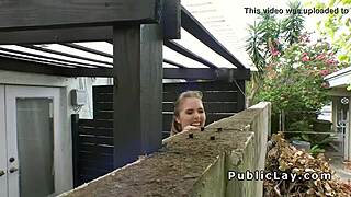 i flash my natural huge tits then bang hard outdoors publicly