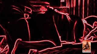 thick ebony girlfriend takes it deep from behind in steamy doggystyle session