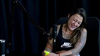 Blonde brazilian milf damiana bares sheer red lingerie in public casting humiliation interview