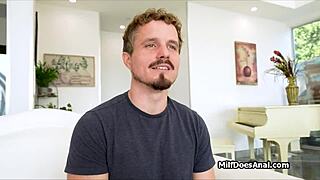 Yoga milf Christie spreads for thick anal after busty spandex tease!