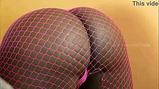 bubble butt ebony twerkin in thong 😍 shake it girl 🍑🔥