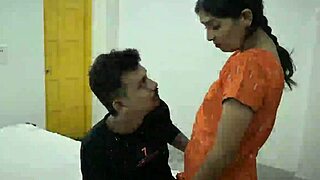 Hot Married Indian Wife Moans in Hardcore Missionary Riding Orgasms