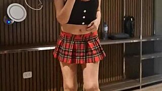 mi vecina latina redhead dances sensual then lets me fuck her ass