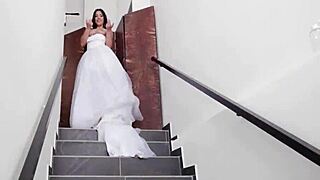 Bride Nuria Millan Slammed 6on1 ATM Balls Deep DAP Gaping Rough Sex Cum Swallow