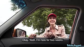 I tip shy waitress big cock deepthroat and outdoor doggystyle creampie