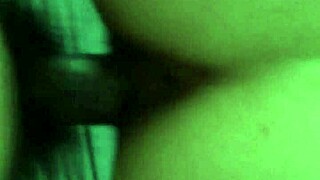 heart pounds as chinese girlfriend bends for massive cock doggy pounding