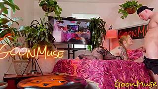 horny inked emma magnolia spreads for rough dick pounding