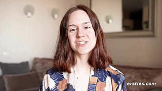 anca fucks herself hard with dildo in intense solo session