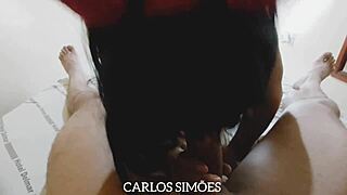 dani fitness and carlos simões heat up with athletic homemade sex before dorm recording