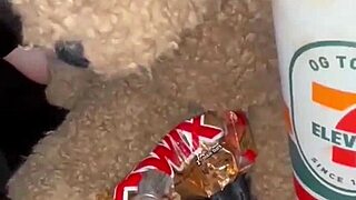 this craziest food masturbation with my lil stepsister's huge wet pussy lips drives me insane in la