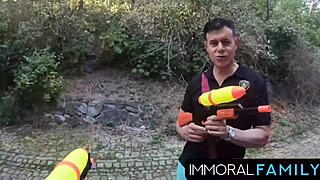 EASTER CUM SPRAY TRICK MAKES ALEXIS PUSSY DRIP FOR MUSCULAR FUCK!