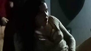 unknown dude sneaks in my hotel room gropes latina wife roughly 😱🍑🔥💦