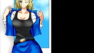 Vegeta fucks Number 18 hard as Dragon Ball Super parody revenge pounding