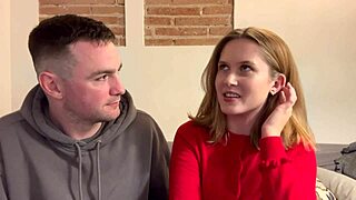 Behind Scenes Blonde Russian Coed Una Fairy Licks Huge Muscular Cock!