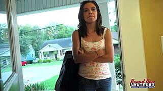 coeds meredith and jamie litton give sloppy deepthroat then get pounded hard