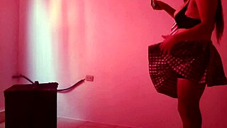 stepmom fulfills my student skirt fetish shakes big ass sensually moans hot