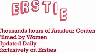 German Lesbians Glasses On Strap-On Pussy Pounding