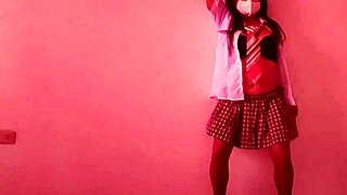 stepmom fulfills my student skirt fetish shakes big ass sensually moans hot