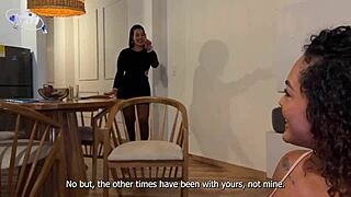 my best friend's cuckold boyfriend fucks my big ass in living room... we do wild interracial 3some with colombian milfs kylei ellish carla morelli danner mendez