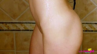 i charmed that brunette model into a steamy shower reveal