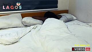 She spies stepbro showering then fucks him hard asleep