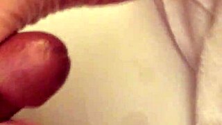 Watch my oiled feet tease your fetish before I stroke that hard cock