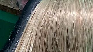 stepdaughter blonde arrives panties full of cum toy