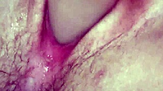 Pulsating Pussy Toy Fuck Hits Wet Orgasm Closeup