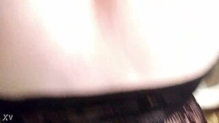 Curvy Girlfriend's Big Ass Teased in Bathroom Before Steamy Shower