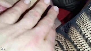 Hey stepsis your shaved pussy looks so tight in those pantyhose wanna take my cock anal style?