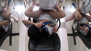 Cute Busty College Girlfriend Fucks Hard After School