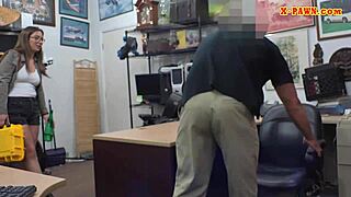 that woman with glasses gets boned hard at the pawnshop