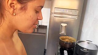 Lidi Ferrari Cooks Up Hot Brazilian Kitchen Action