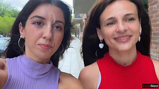 wanna see slutty neighbors beg for cumshots on cute faces public cumwalk?