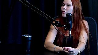 bisexual latina carla santos strips sheer red lingerie for first dp gangbang humiliation