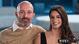 omg wifey misty addams rides cock hard 😍 hubby watching her cum!