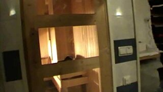 whoa flora and johny steam up the sauna with homemade shower fun!