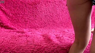 A college babe rips clothes, spreads hairy pussy, and masturbates dripping wet