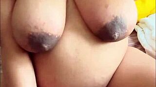 pregnant arab milf strokes big hairy pussy boobs solo