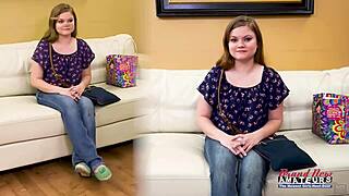 Curvy brunette bends for deep anal, craving that facial cumshot reward.