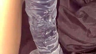 Can Arab teen cram food in her pussy?