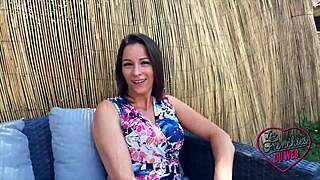 Kyara the Naughty Nurse Pushes Her Outdoor Limits Hard