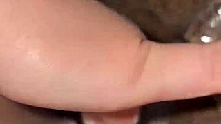 Can Arab teen cram food in her pussy?