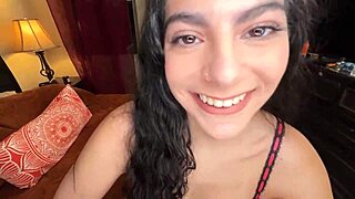 Horny Skinny Latina Slut Angel Gostosa Rides Steve Rickz Big Cock Creampie Birthday