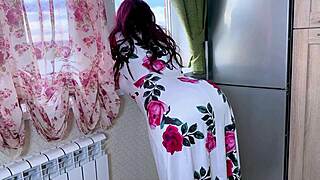 mature stepmom's juicy ass tempts stepson for mouth and anal play