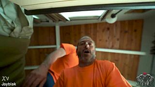 heart pounds watching bareback slut take big black cock deep in every hole